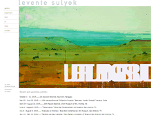 Tablet Screenshot of leventesulyok.com